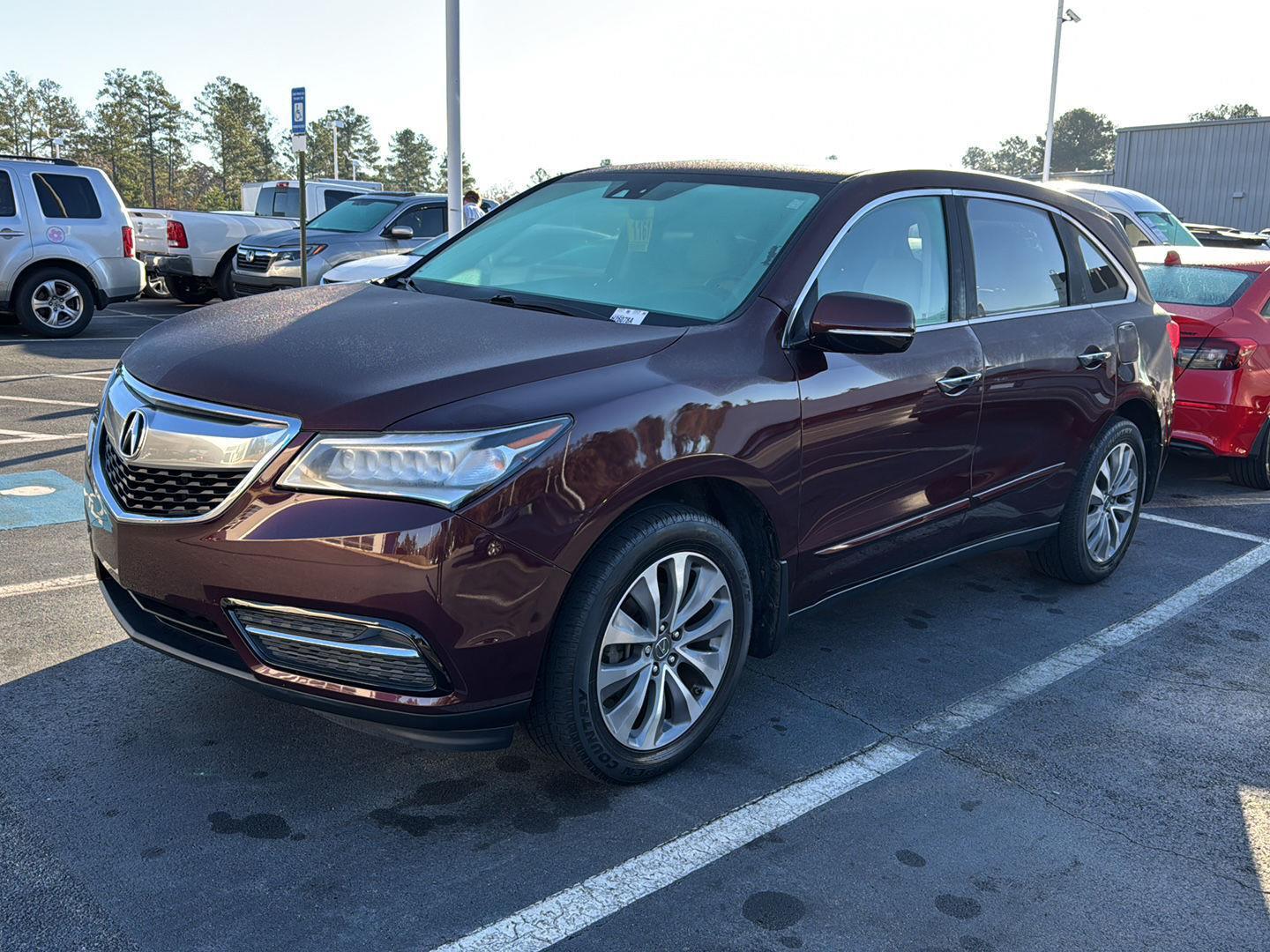 Used 2015 Acura MDX Technology Package with VIN 5FRYD4H4XFB031240 for sale in Milledgeville, GA