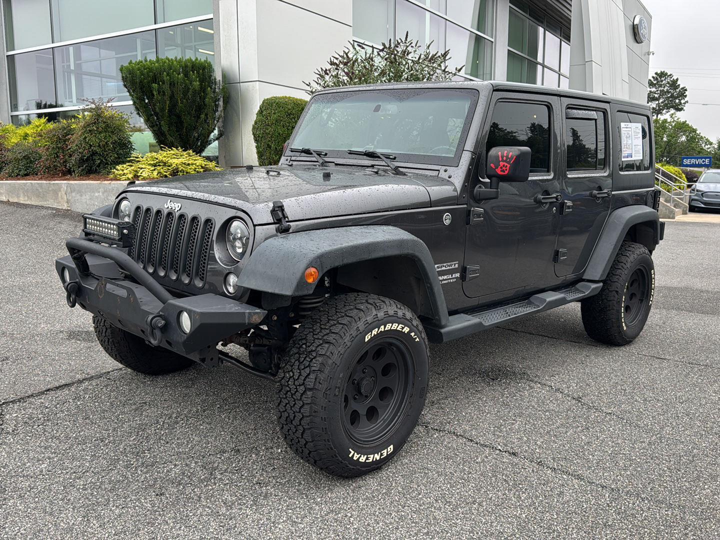 Used 2016 Jeep Wrangler Unlimited Sport S with VIN 1C4BJWDG9GL341986 for sale in Milledgeville, GA