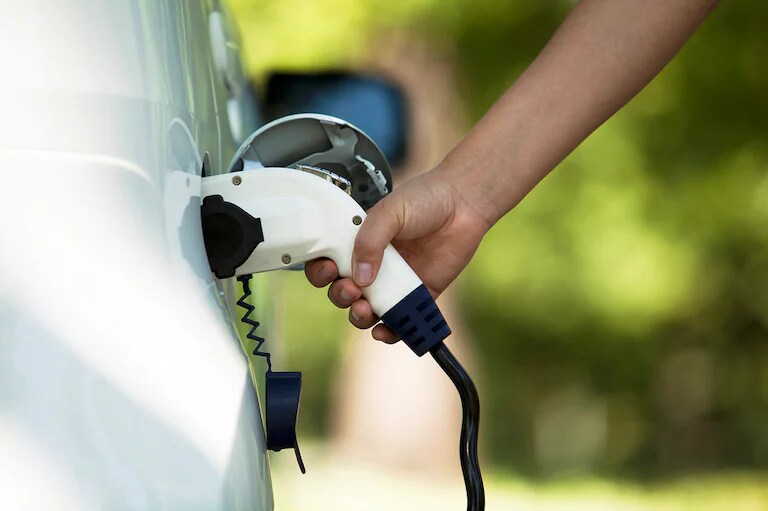 Electric vehicle charging port
