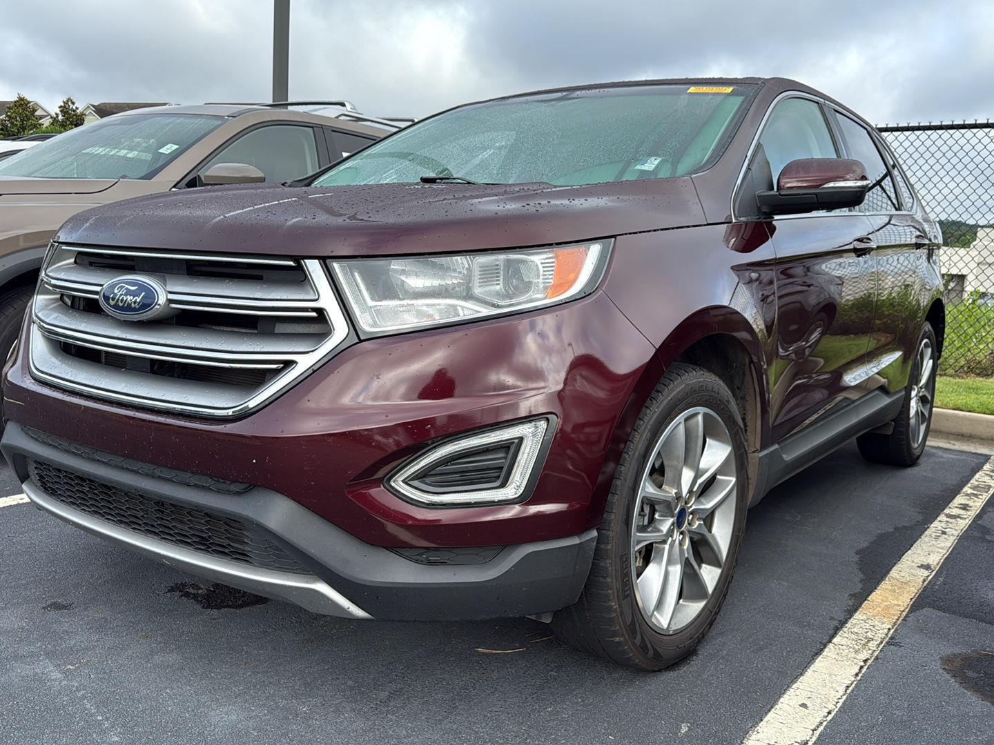 Used 2018 Ford Edge Titanium with VIN 2FMPK3K82JBB56047 for sale in Milledgeville, GA