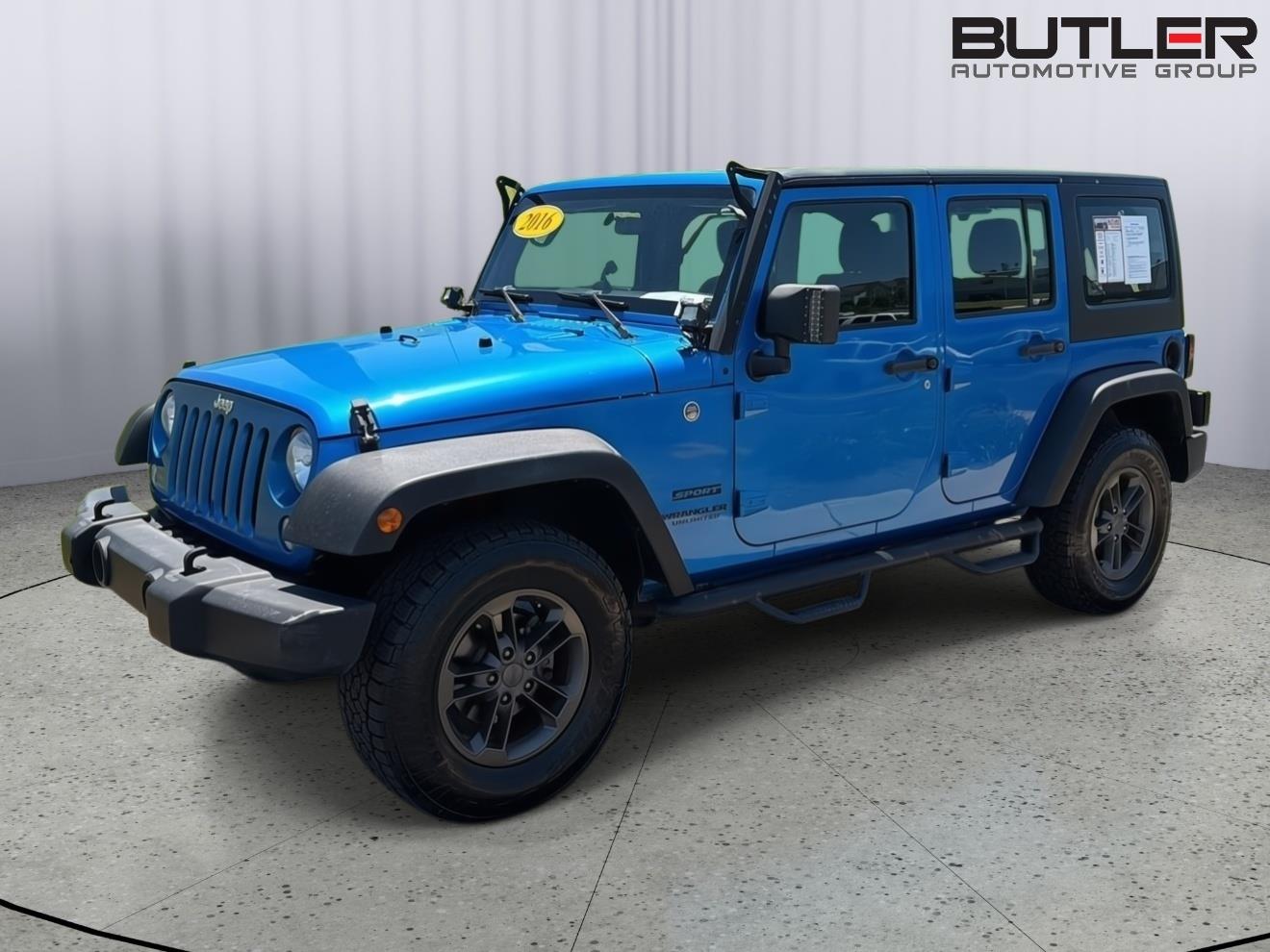 Used 2016 Jeep Wrangler Unlimited Sport with VIN 1C4BJWDG0GL269446 for sale in Macon, GA