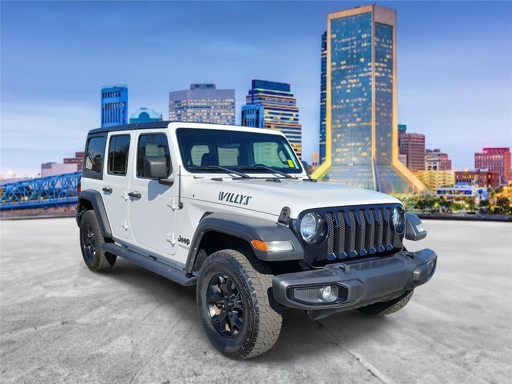Used 2021 Jeep Wrangler Unlimited Willys Sport SUV