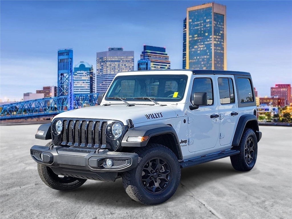 Used 2021 Jeep Wrangler Unlimited Willys Sport SUV