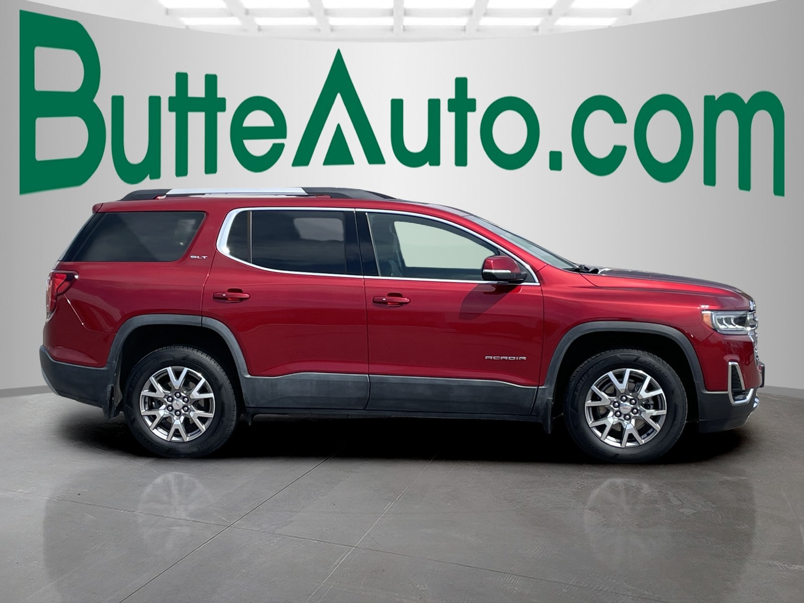 Used 2021 GMC Acadia SLT with VIN 1GKKNUL41MZ220124 for sale in Butte, MT