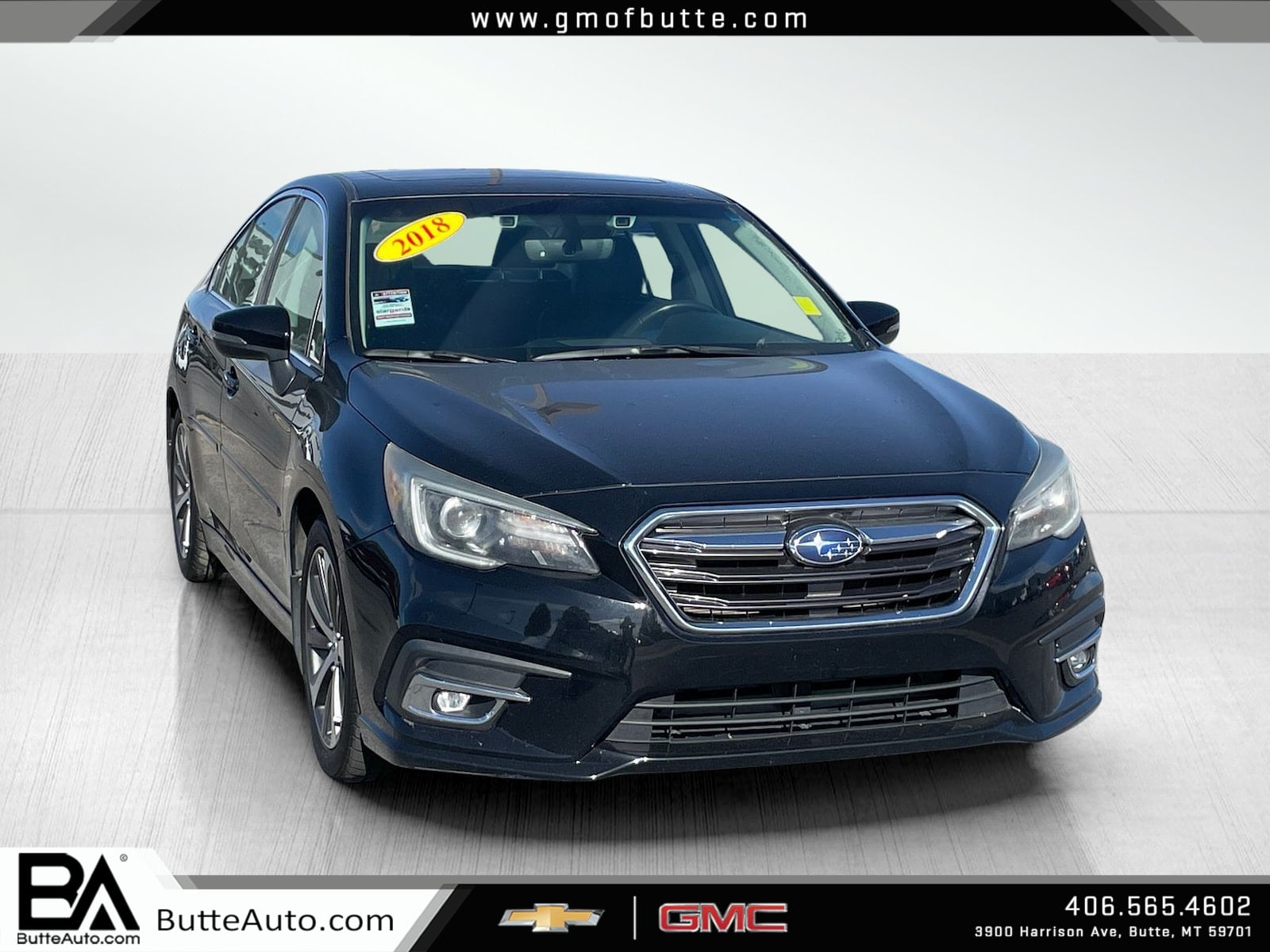 Used 2018 Subaru Legacy Limited with VIN 4S3BNEN6XJ3039599 for sale in Butte, MT