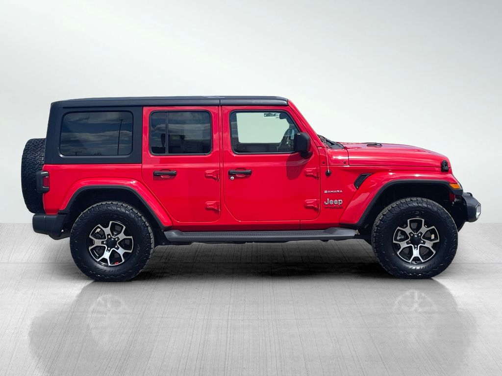 Used 2020 Jeep Wrangler Unlimited Sahara with VIN 1C4HJXEN4LW115831 for sale in Butte, MT