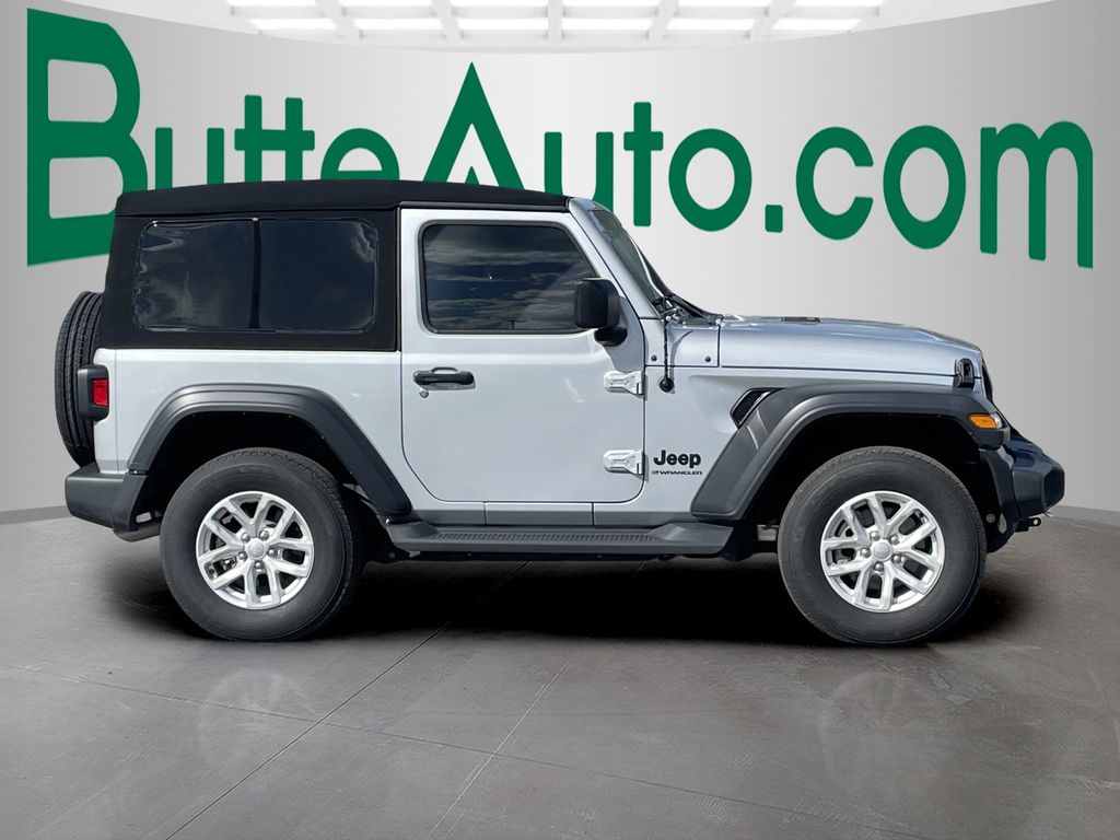 Used 2023 Jeep Wrangler 2-Door Sport S with VIN 1C4GJXAN3PW671197 for sale in Butte, MT