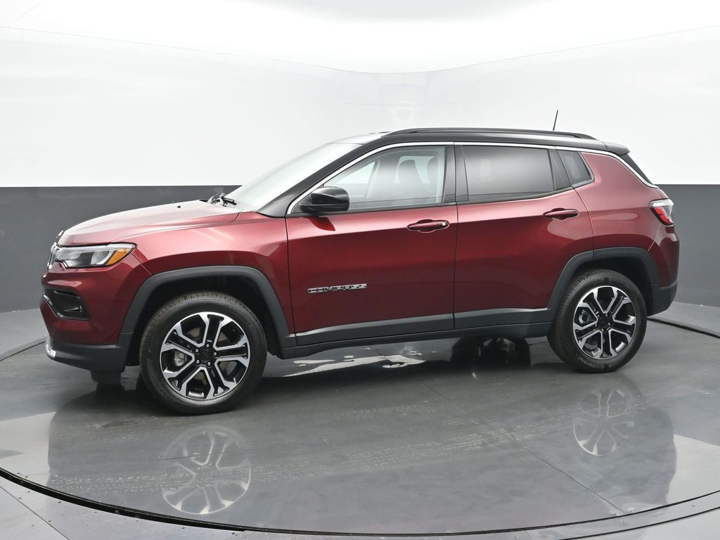 Used 2022 Jeep Compass Limited with VIN 3C4NJDCB3NT209962 for sale in Kokomo, IN