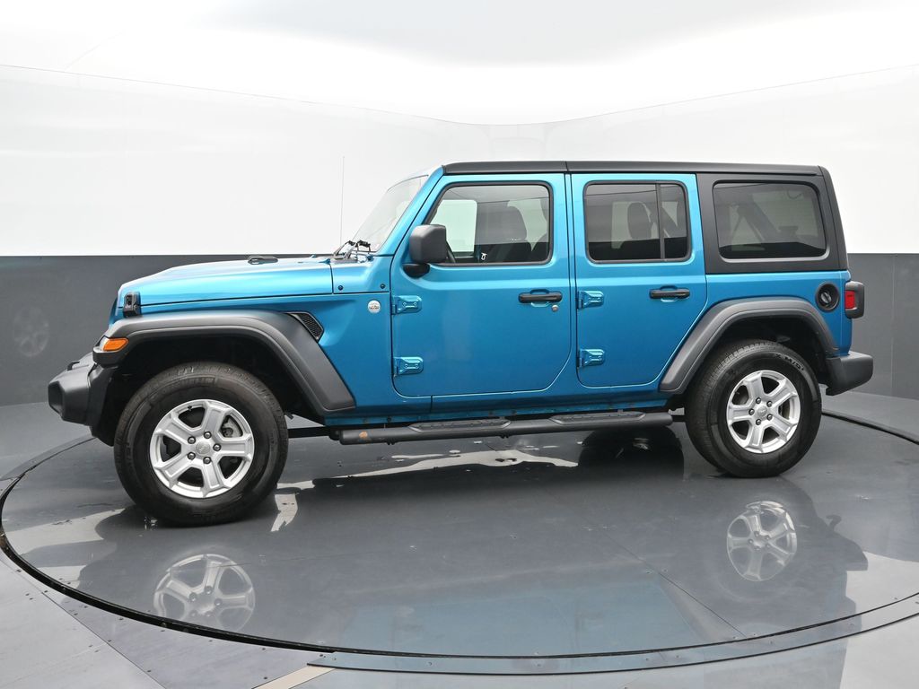 Used 2020 Jeep Wrangler Unlimited Sport S with VIN 1C4HJXDN5LW151545 for sale in Kokomo, IN