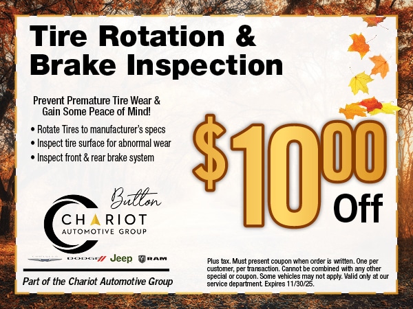 Tire Rotation & Brake Inspection