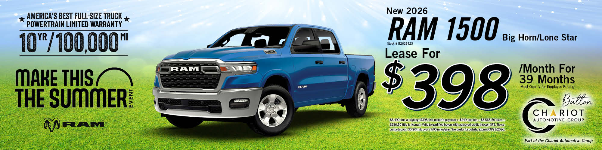 2026 Ram 1500 Lease | Button CDJR