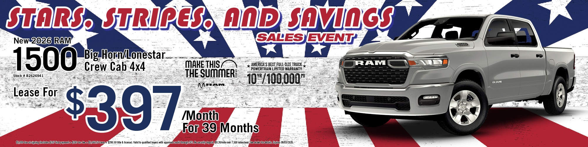2026 Ram 1500 Big Horn/LS | Button CDJR