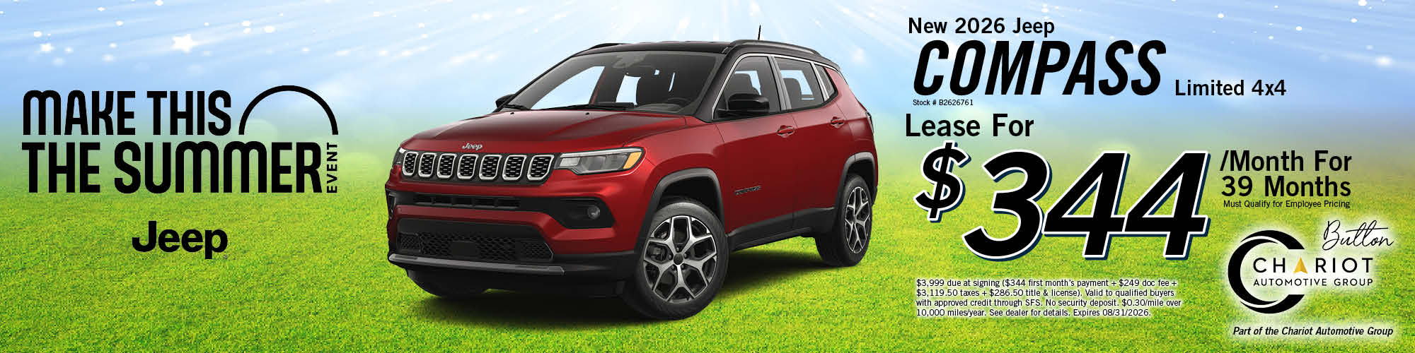 2026 Jeep Compass Lease | Button CDJR