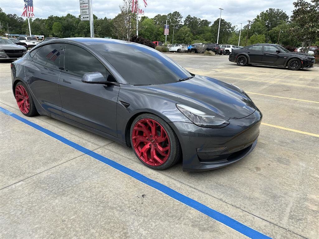 Used 2021 Tesla Model 3 Base with VIN 5YJ3E1EC9MF024554 for sale in Leesville, LA