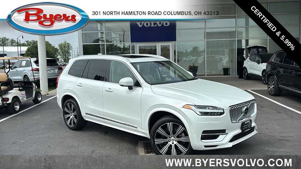 Certified 2023 Volvo XC90 Recharge Plug-In Hybrid T8 Plus Bright Theme 7 Passenger SUV
