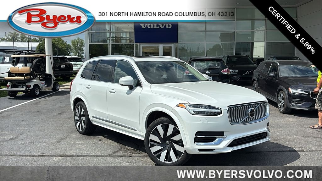 Certified 2024 Volvo XC90 Recharge Plug-In Hybrid T8 Plus Bright Theme 7 Passenger SUV