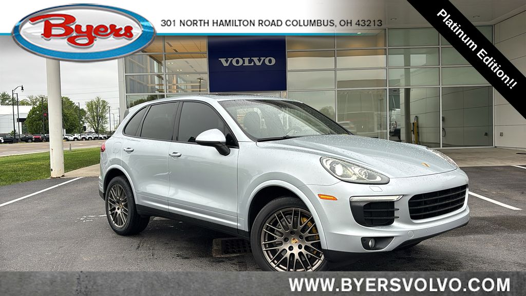 2017 Porsche Cayenne Platinum Edition