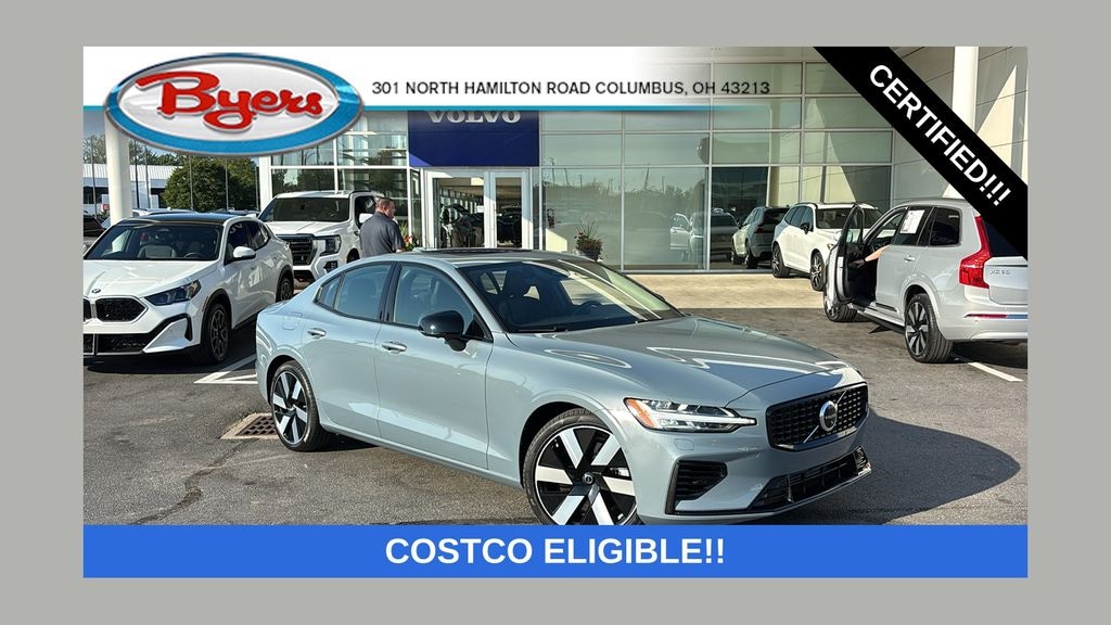 Certified 2024 Volvo S60 Recharge Plug-In Hybrid T8 Plus Dark Theme Sedan