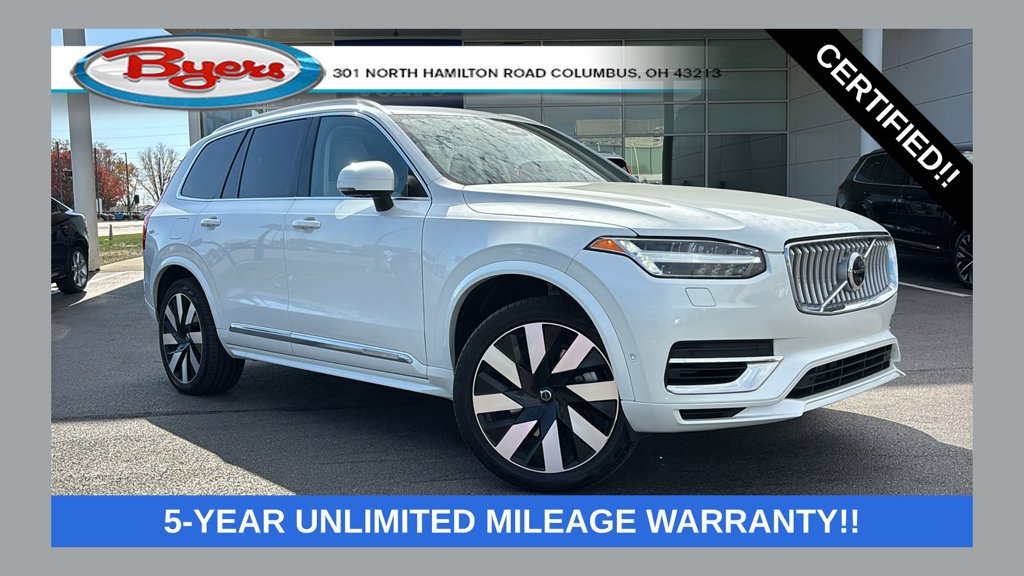 Certified 2024 Volvo XC90 Recharge Plug-In Hybrid T8 Plus Bright Theme 7 Passenger SUV