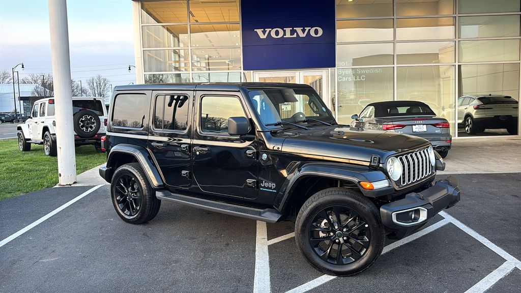 Used 2025 Jeep Wrangler 4xe Sahara 4XE with VIN 1C4RJXP61SW601246 for sale in Columbus, OH