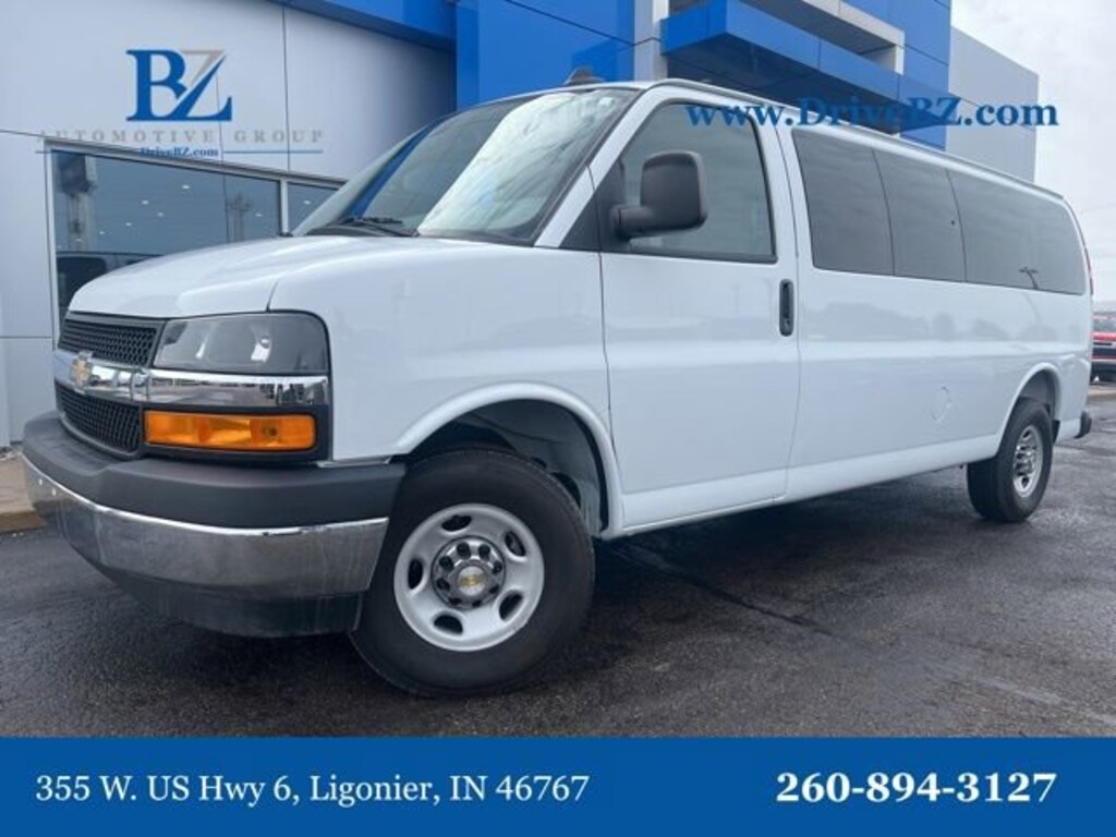 Certified 2025 Chevrolet Express Passenger 3500 1LT Van