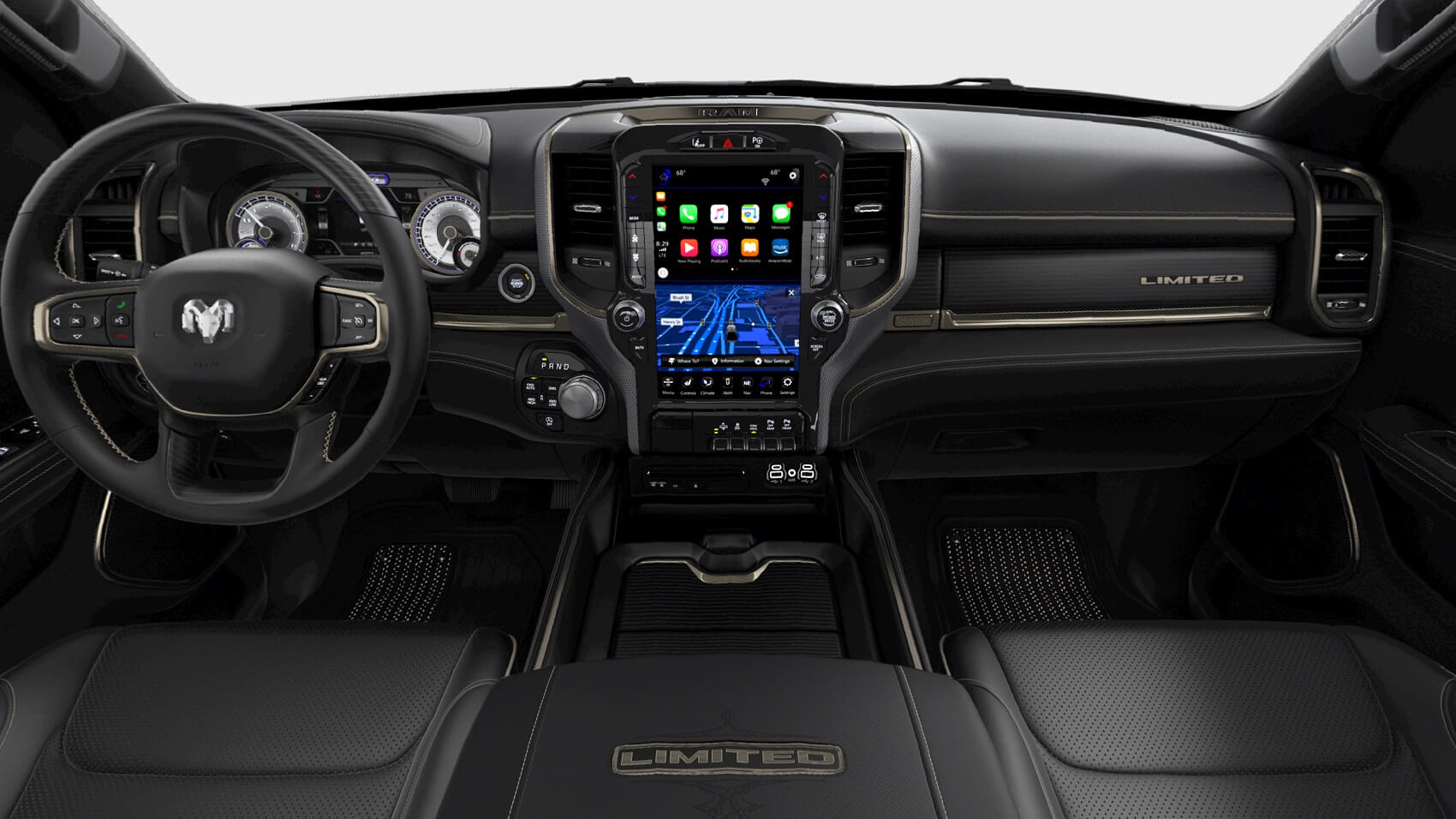 RAM 1500 Interior 12-inch Touchscreen