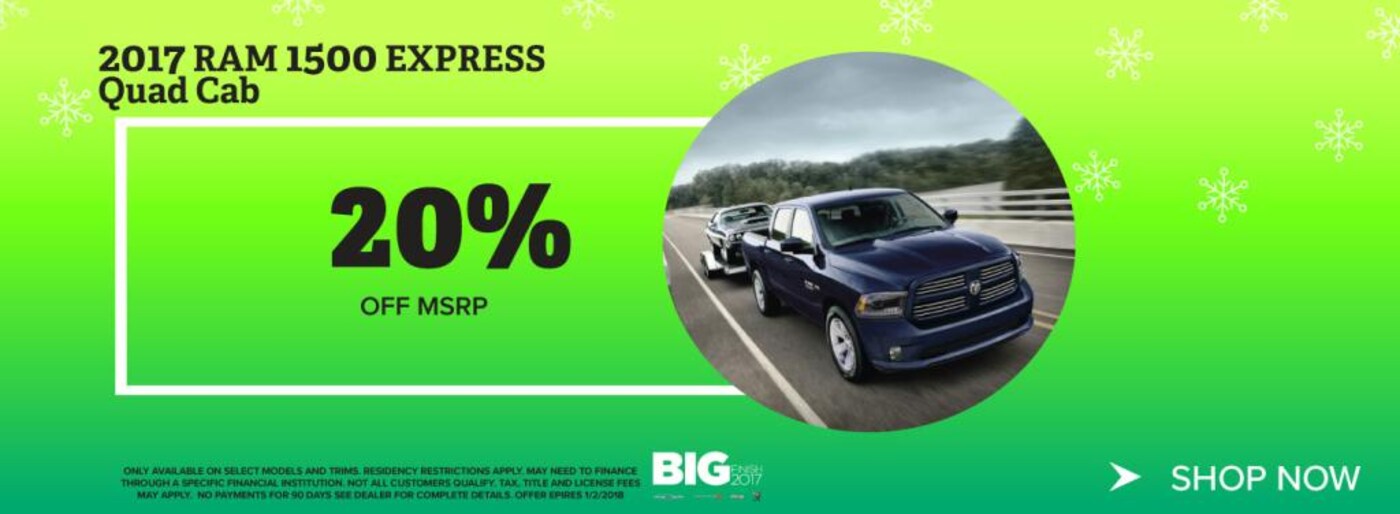 Wausau WI New 20162017 Chrysler, RAM, Jeep, Dodge, FIAT
