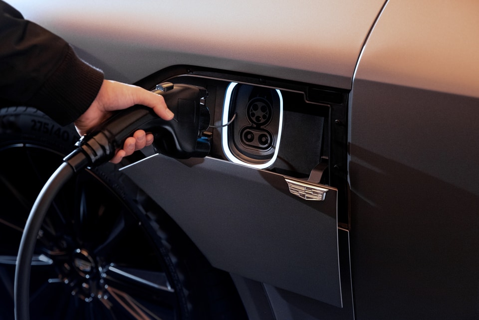 2026 Cadillac LYRIQ charging port