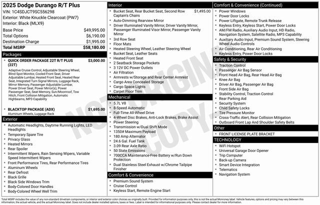 2025 Dodge Durango R/T's photo