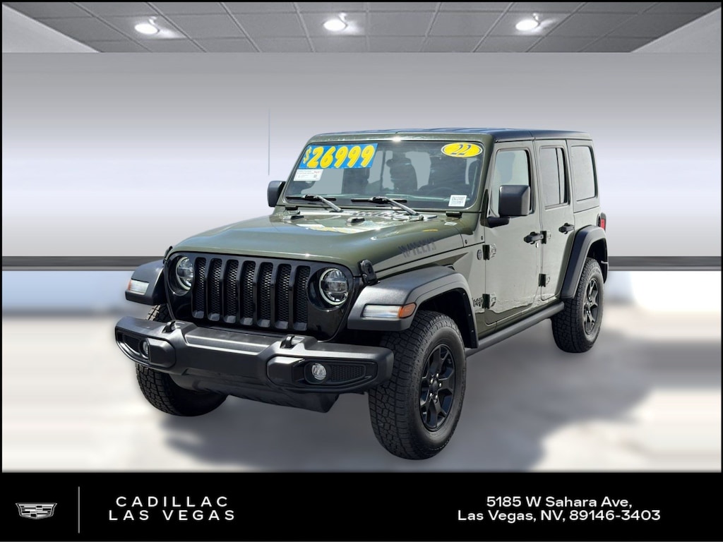 Used 2022 Jeep Wrangler Unlimited Willys