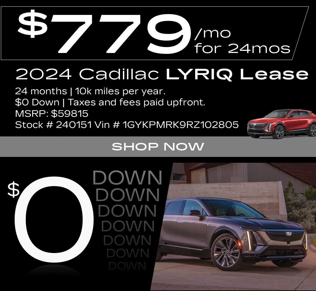 Cadillac lyriq lease price deals