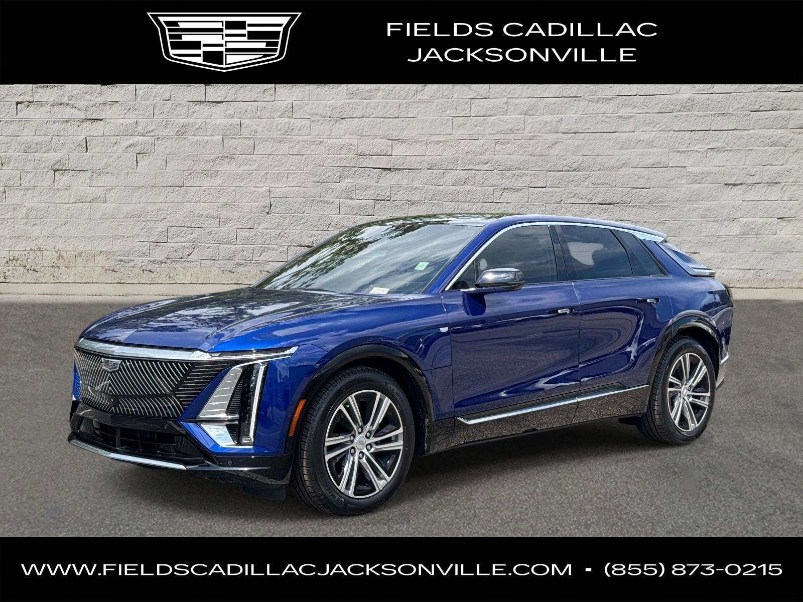 Opulent Blue Metallic 2024 Cadillac LYRIQ Luxury 1 AWD SUV / Crossover All-Wheel Drive Automatic