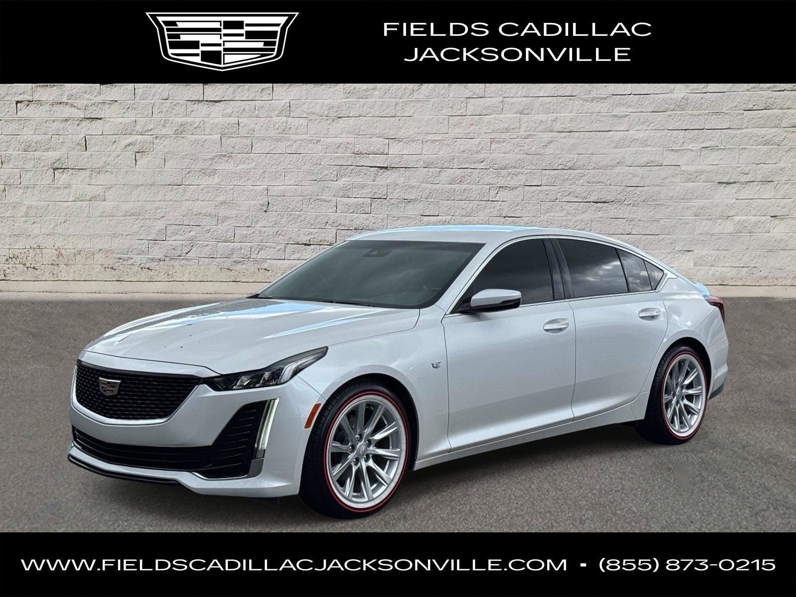 Crystal White Tricoat 2020 Cadillac CT5 Sedan Rear-Wheel Drive Automatic