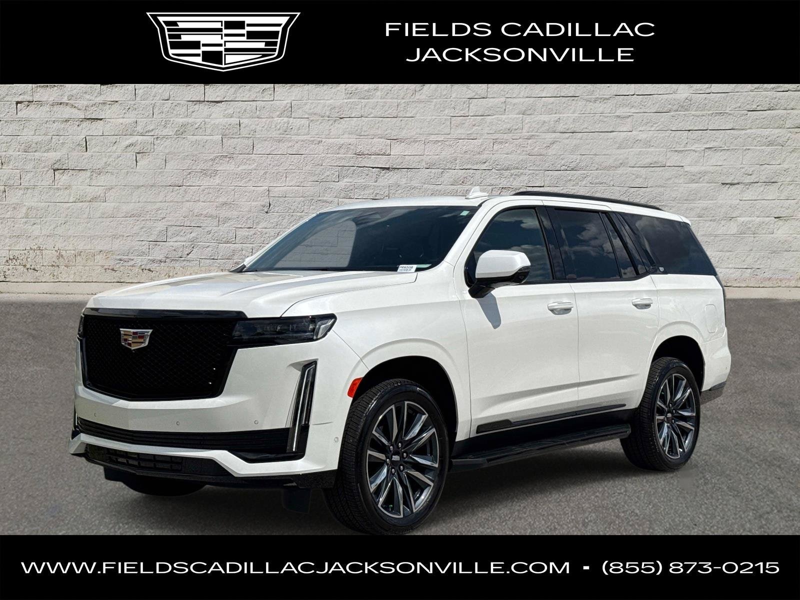 Crystal White Tricoat 2024 Cadillac Escalade SUV / Crossover Four-Wheel Drive Automatic