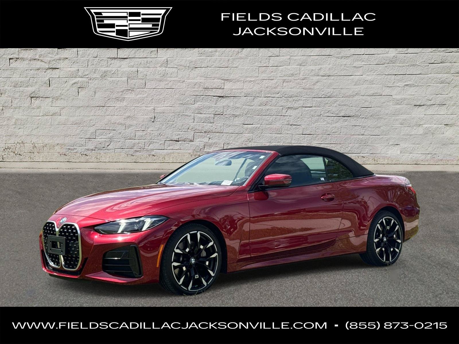 Red Metallic 2026 BMW 4 Series Convertible All-Wheel Drive Automatic