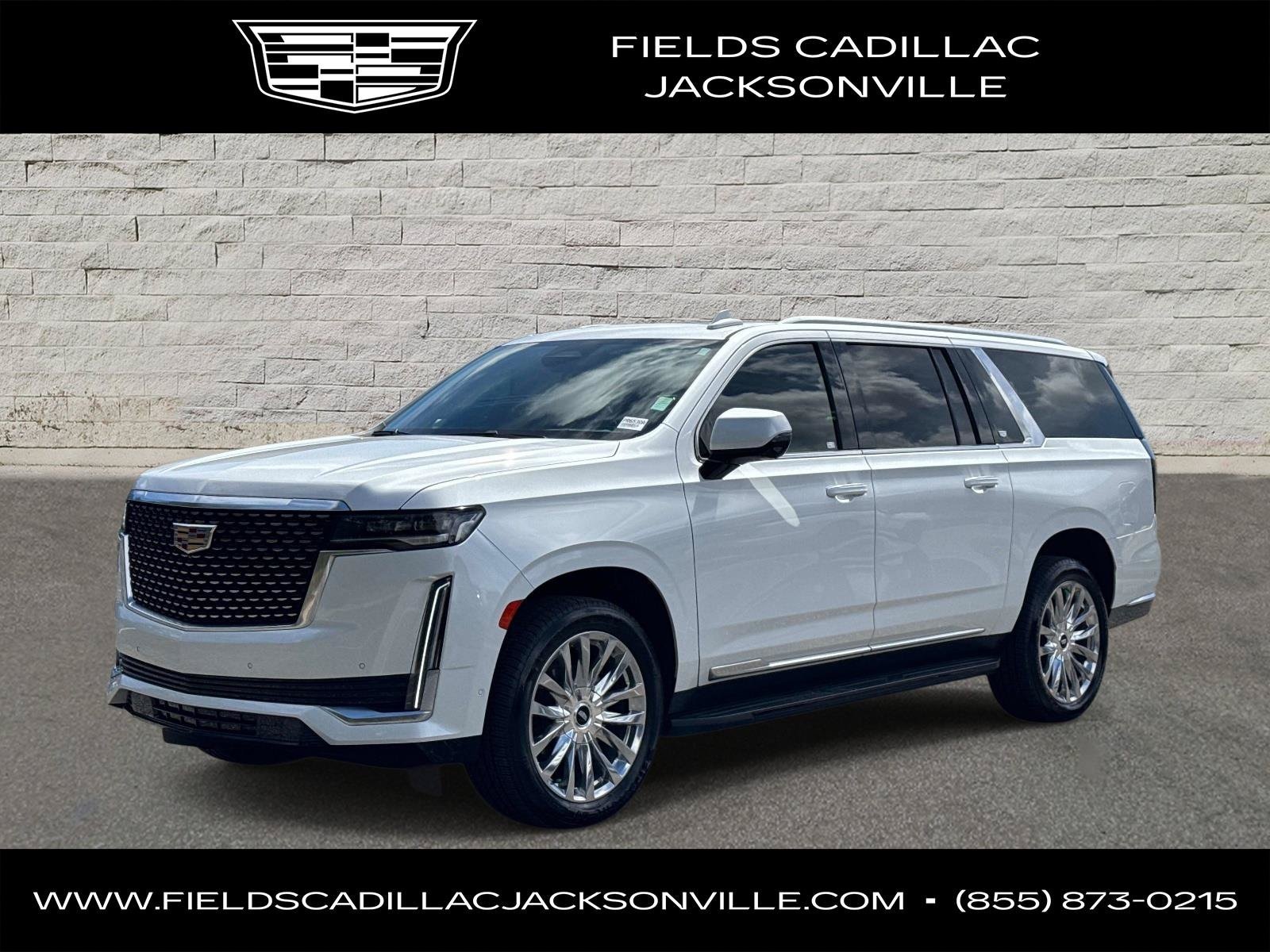 Crystal White Tricoat 2023 Cadillac Escalade ESV SUV / Crossover Four-Wheel Drive Automatic