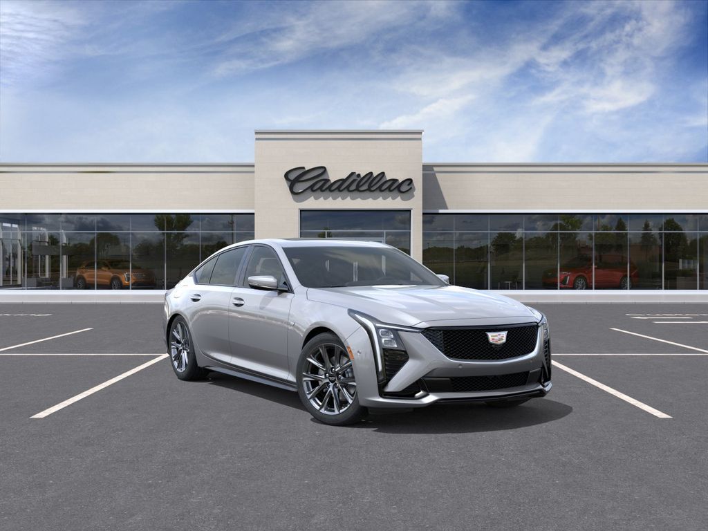 Argent Silver Metallic 2026 Cadillac CT5 Sedan All-Wheel Drive Automatic