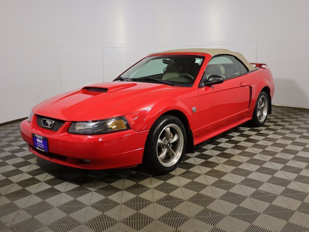 Red 2004 Ford Mustang Convertible  
