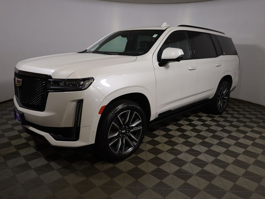 Crystal White Tricoat 2021 Cadillac Escalade SUV / Crossover Four-Wheel Drive
