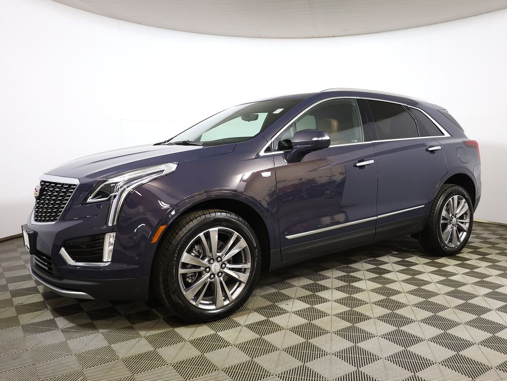 Midnight Sky Metallic 2025 Cadillac XT5 Premium Luxury AWD SUV / Crossover Four-Wheel Drive 9-Speed Automatic