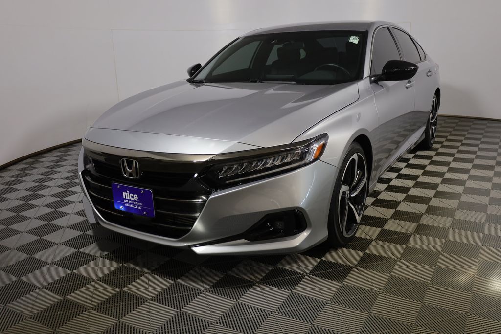 Silver Metallic 2022 Honda Accord Sedan Front-Wheel Drive Continuously Variable Transmission