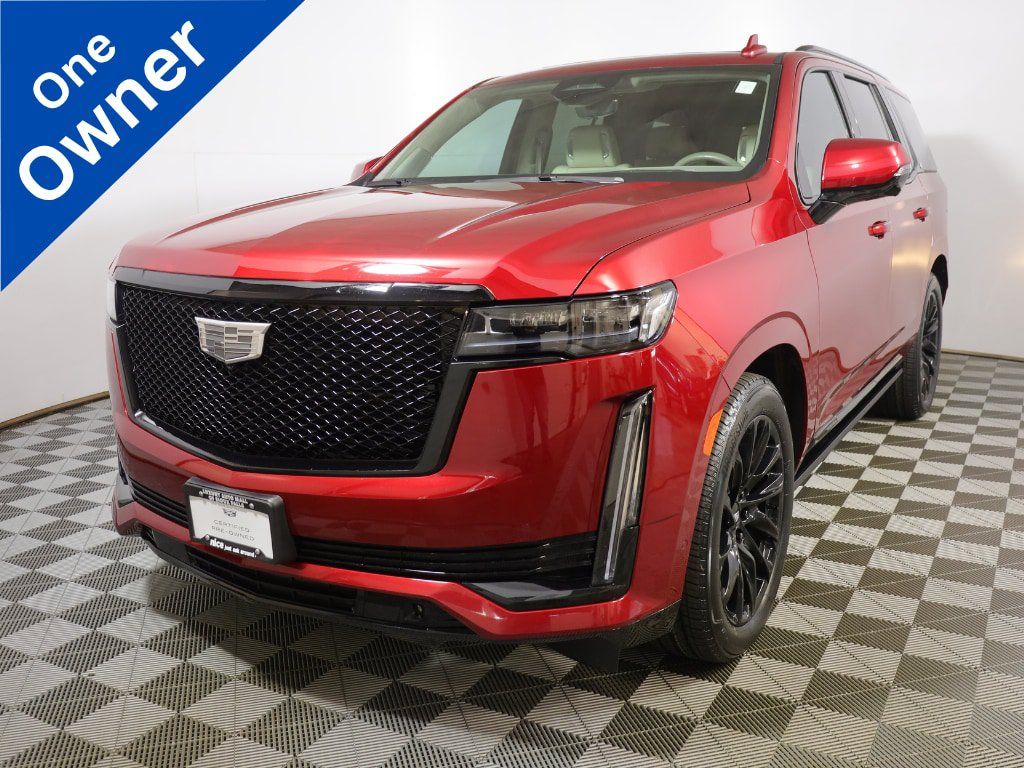 Radiant Red Tintcoat 2024 Cadillac Escalade SUV / Crossover Four-Wheel Drive Automatic