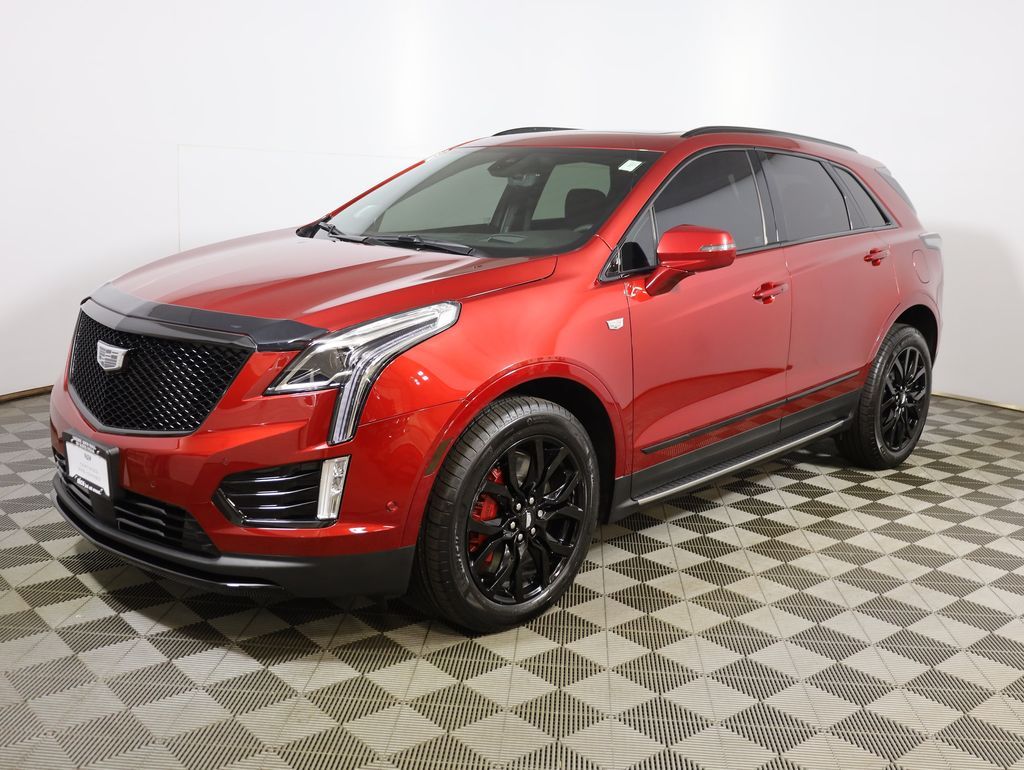 Radiant Red Tintcoat 2025 Cadillac XT5 Sport AWD SUV / Crossover Four-Wheel Drive 9-Speed Automatic