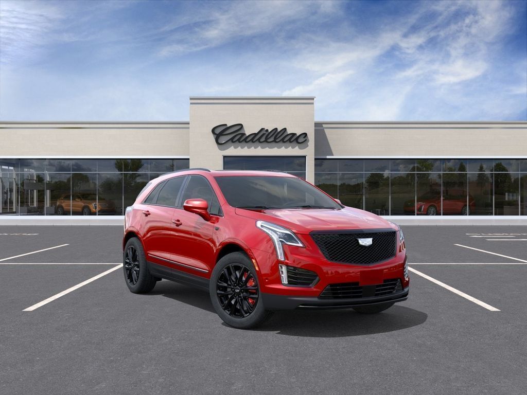 Radiant Red Tintcoat 2026 Cadillac XT5 SUV / Crossover Four-Wheel Drive 9-Speed Automatic