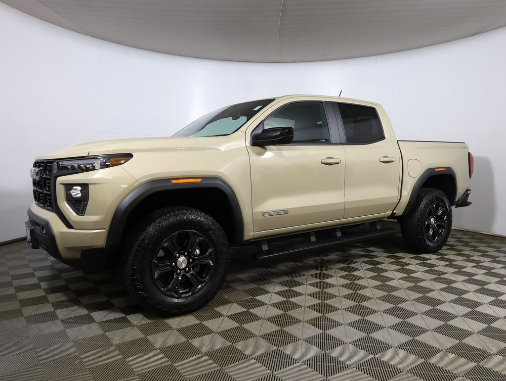 Desert Sand Metallic 2024 GMC Canyon Elevation Crew Cab 4WD Pickup Truck Four-Wheel Drive 8-Speed Automatic