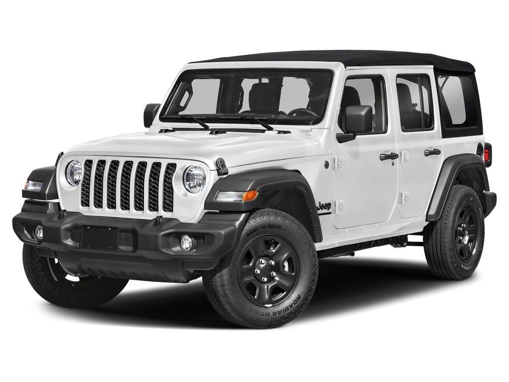 Bright White Clearcoat 2025 Jeep Wrangler SUV / Crossover Four-Wheel Drive 8-Speed Automatic