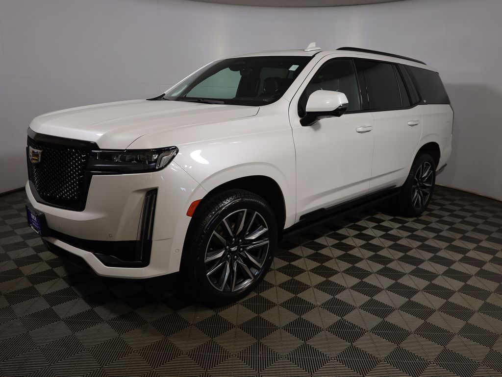 Crystal White Tricoat 2021 Cadillac Escalade SUV / Crossover Four-Wheel Drive