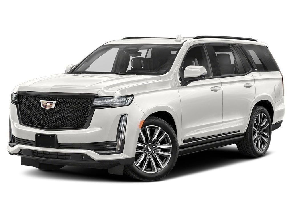 Crystal White Tricoat 2022 Cadillac Escalade SUV / Crossover Four-Wheel Drive Automatic
