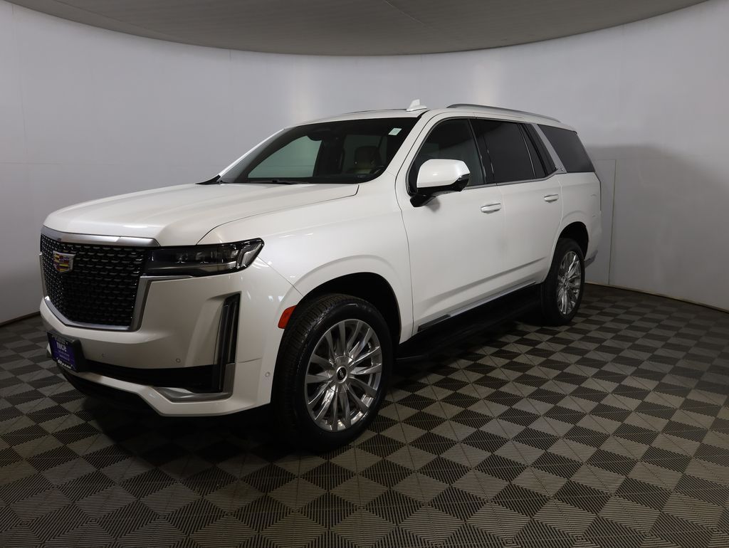 Crystal White Tricoat 2022 Cadillac Escalade SUV / Crossover Four-Wheel Drive Automatic