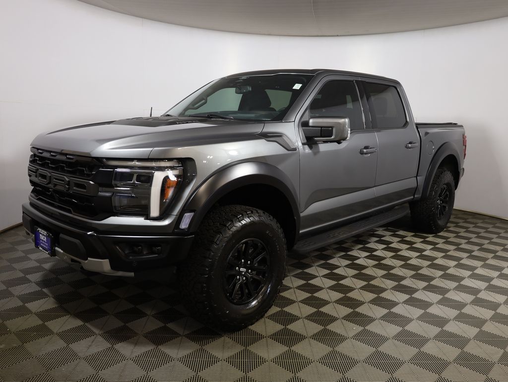 Gray Metallic 2025 Ford F-150 Pickup Truck Four-Wheel Drive Automatic
